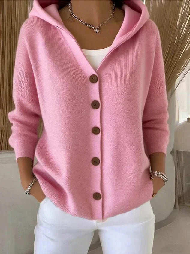 Zulo Cotton Hooded Cardigan